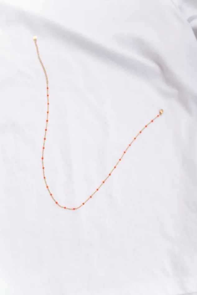 Jewelry and Accessories Necklaces Easy Clothes Orange Mary Necklace Orange Jewelry and Accessories Necklaces Easy Clothes Orange Mary Necklace Orange