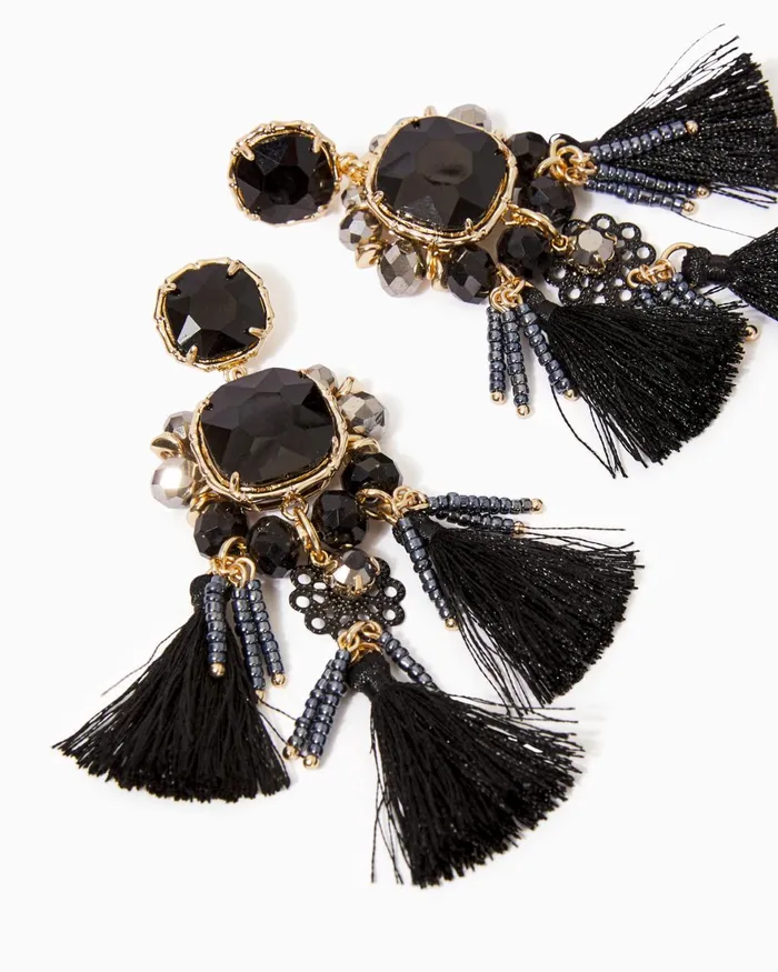 Jewelry WomenHome and Gifts Lilly Pulitzer Waterside Earrings Onyx