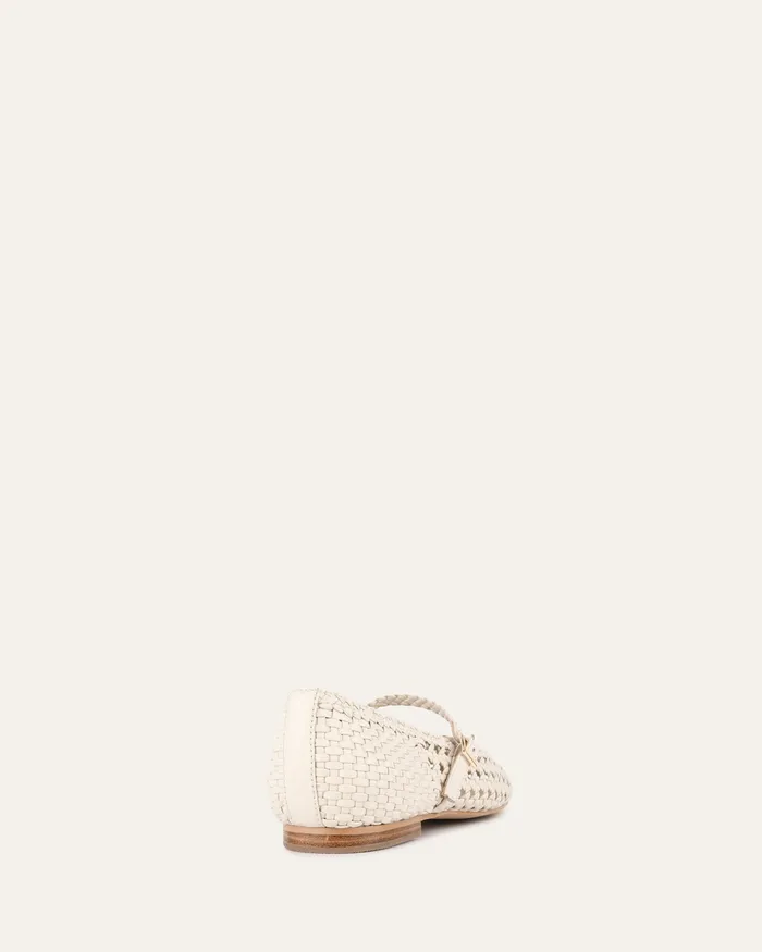 jomercer CASUAL Women Willis casual flats off white leather jomercer CASUAL Women Willis casual flats off white leather