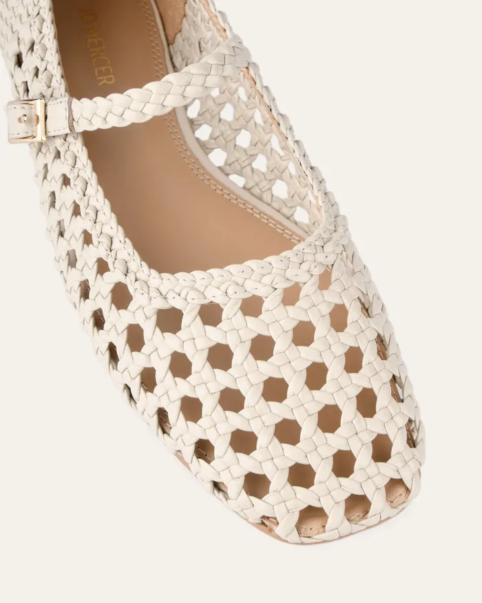 jomercer CASUAL Women Willis casual flats off white leather jomercer CASUAL Women Willis casual flats off white leather