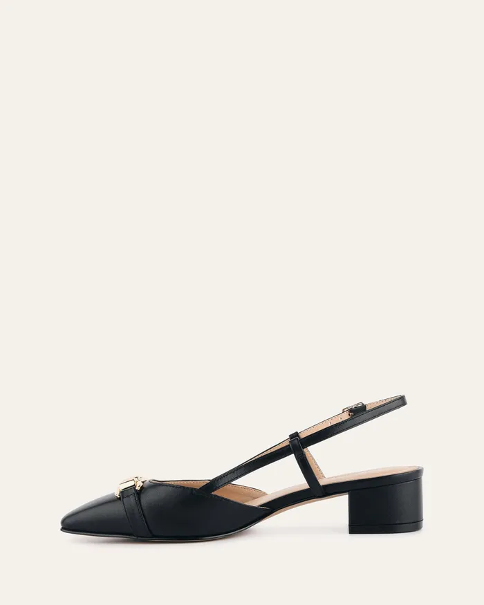 jomercer Franca low heels black leather Women LOW HEELS jomercer Franca low heels black leather Women LOW HEELS