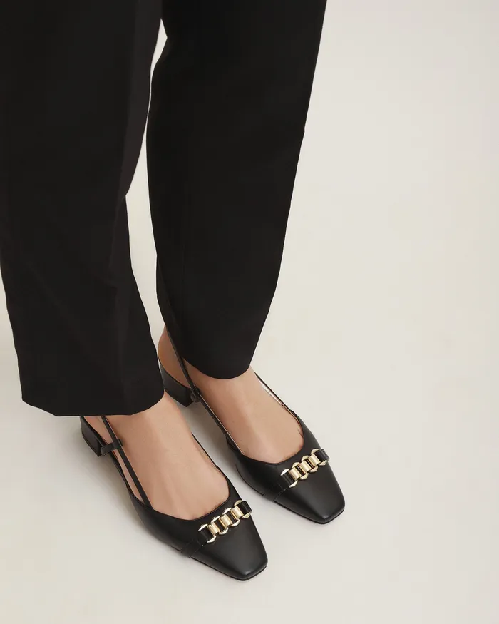 jomercer Franca low heels black leather Women LOW HEELS jomercer Franca low heels black leather Women LOW HEELS