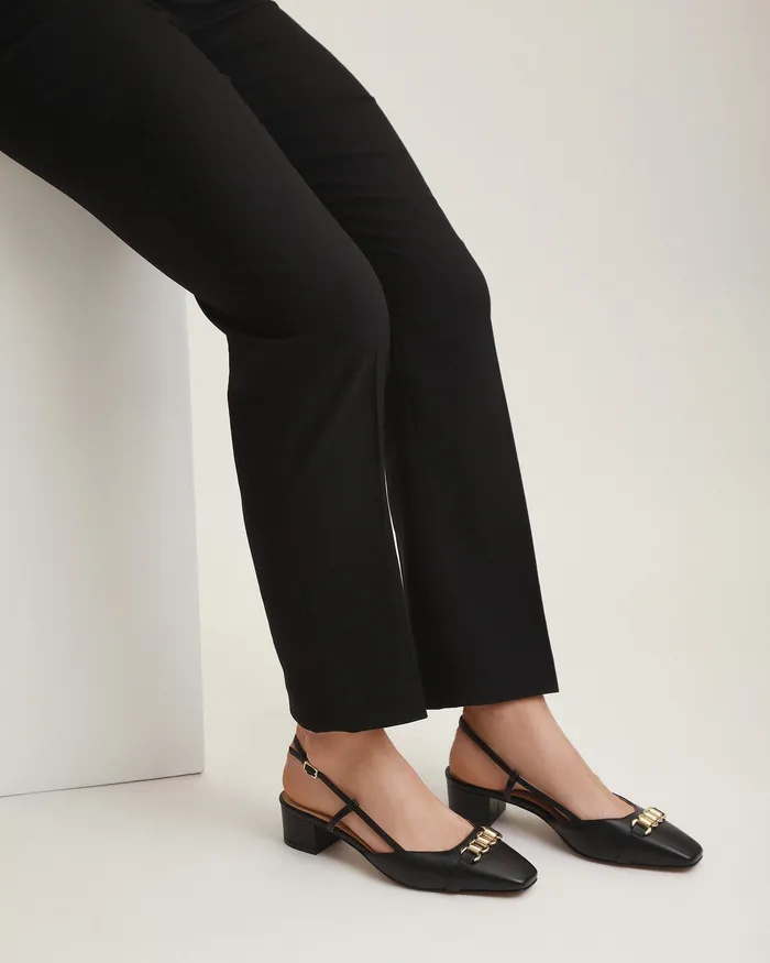 jomercer Franca low heels black leather Women LOW HEELS jomercer Franca low heels black leather Women LOW HEELS