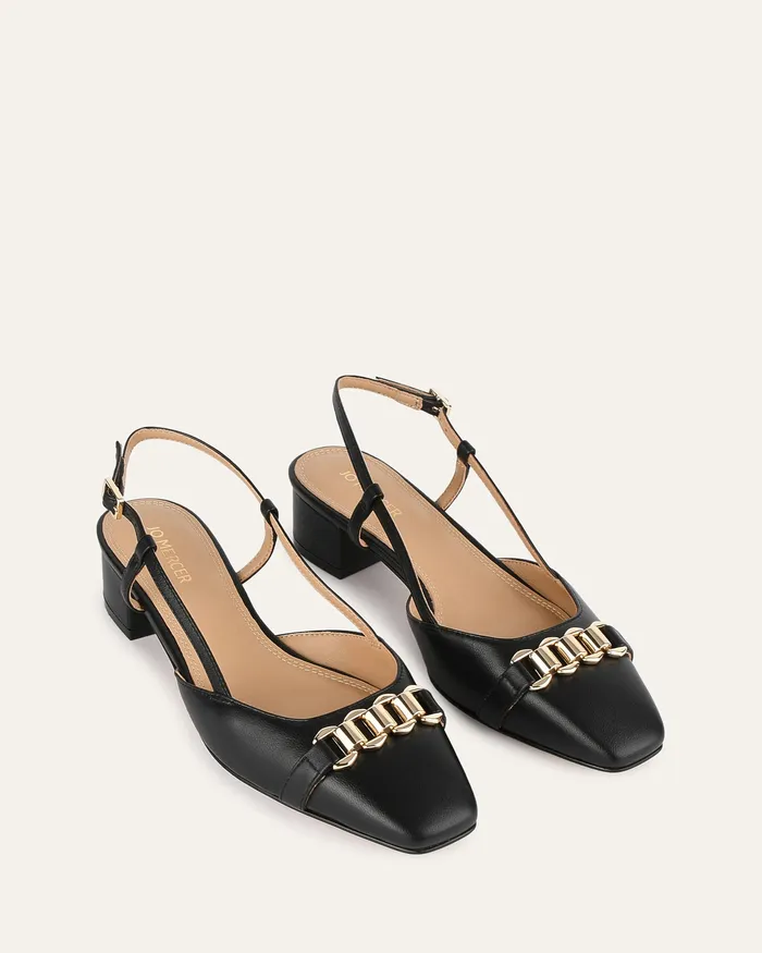jomercer Franca low heels black leather Women LOW HEELS jomercer Franca low heels black leather Women LOW HEELS