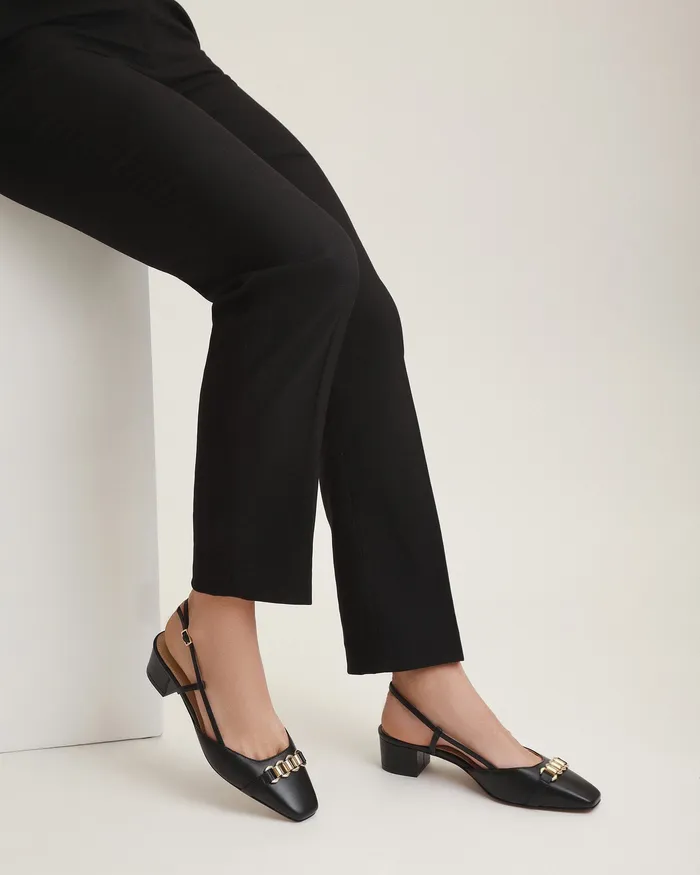 jomercer Franca low heels black leather Women LOW HEELS jomercer Franca low heels black leather Women LOW HEELS