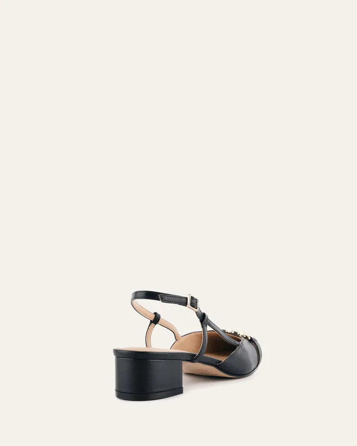 jomercer Franca low heels black leather Women LOW HEELS jomercer Franca low heels black leather Women LOW HEELS