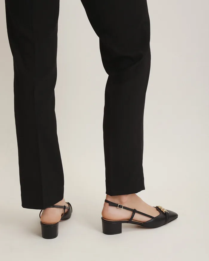 jomercer Franca low heels black leather Women LOW HEELS jomercer Franca low heels black leather Women LOW HEELS