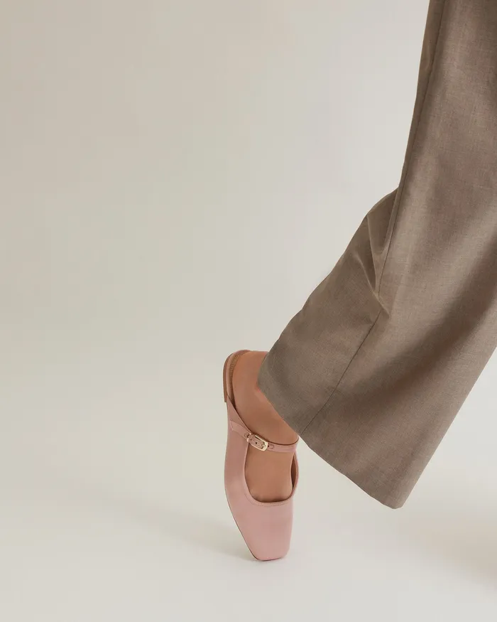 jomercer Sammy dress flats blush satin Women BALLET jomercer Sammy dress flats blush satin Women BALLET