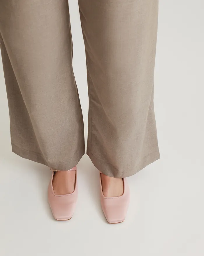 jomercer Sammy dress flats blush satin Women BALLET jomercer Sammy dress flats blush satin Women BALLET