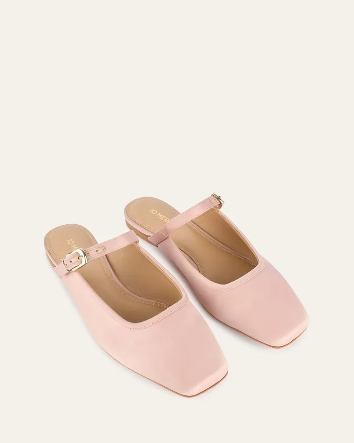 jomercer Sammy dress flats blush satin Women BALLET jomercer Sammy dress flats blush satin Women BALLET