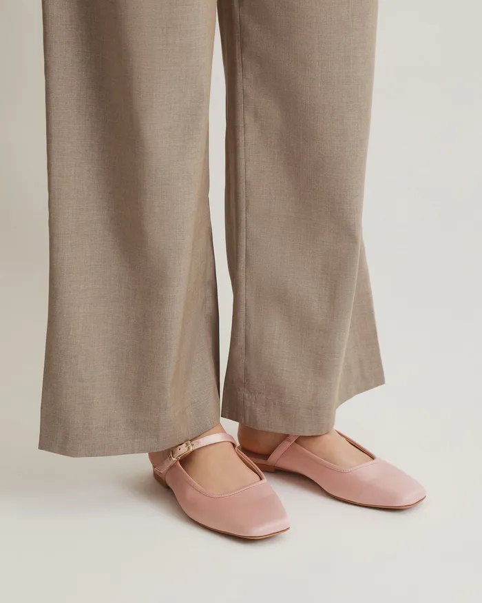 jomercer Sammy dress flats blush satin Women BALLET jomercer Sammy dress flats blush satin Women BALLET