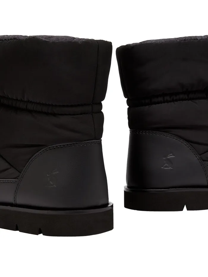 Joules Boots WomenMen Black Padded Boots