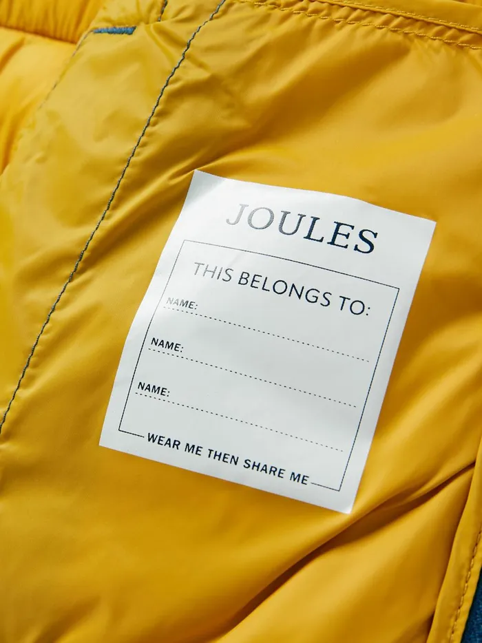 Joules Coats and Jackets Boys Navy Hotchpotch Showerproof Quilted Gilet