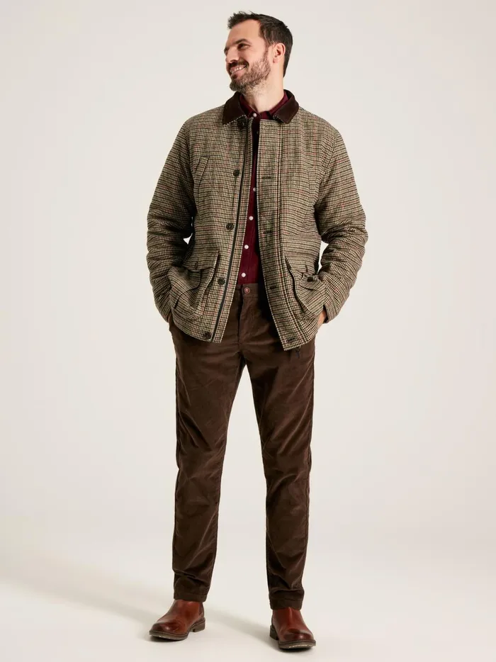 Joules Coats and Jackets Men Brown Tweed Jacket