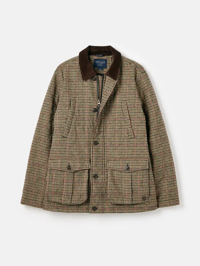 Joules Coats and Jackets Men Brown Tweed Jacket