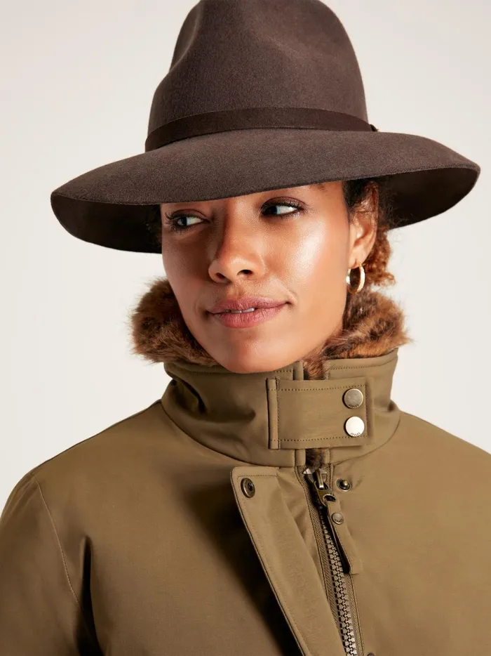 Joules Coats and Jackets Women Tan Brown Waterproof Padded Raincoat