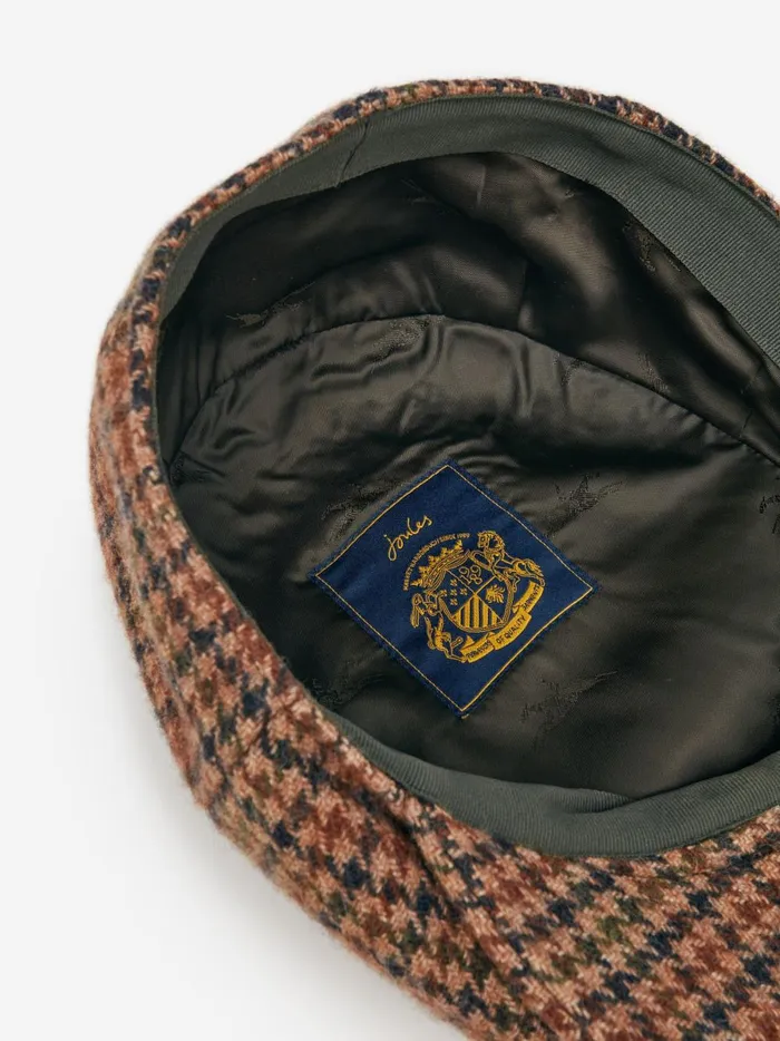 Joules Hats Women Brown Tweed Baker Boy Hat