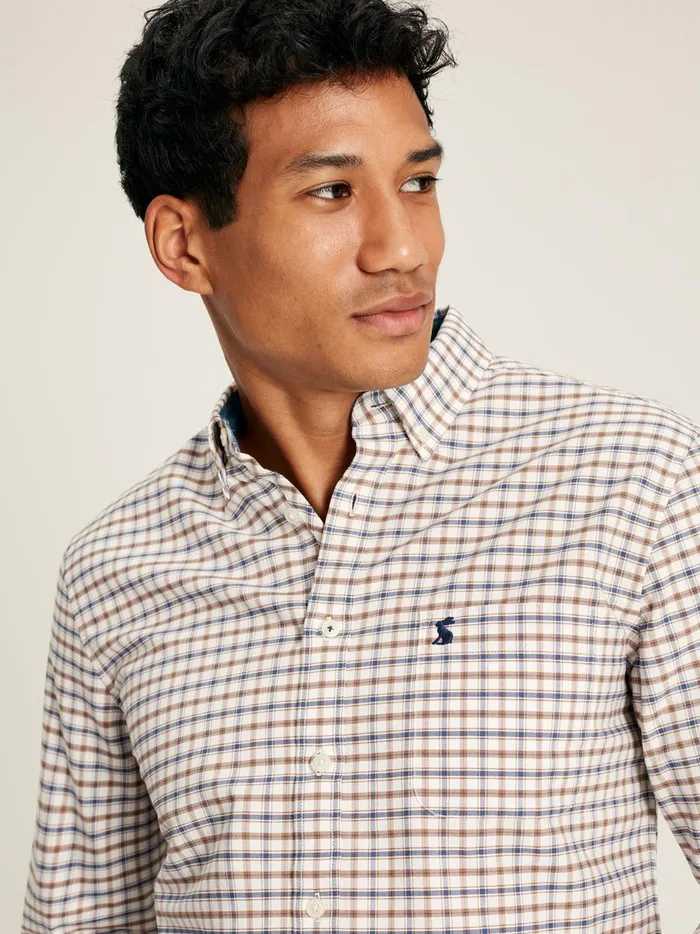 Joules Shirts Men BlueBrown Classic Fit Shirt