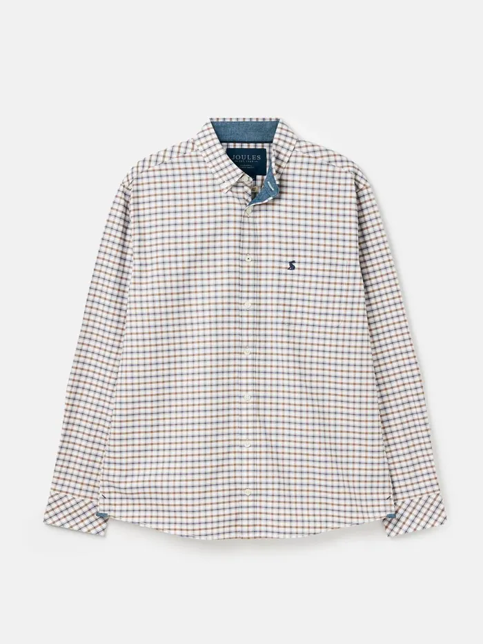Joules Shirts Men BlueBrown Classic Fit Shirt