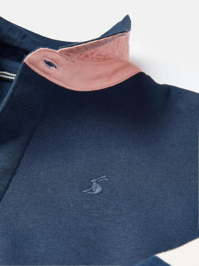 Joules Sweatshirts and Hoodies Girls CreamNavy Rugby Sweatshirt