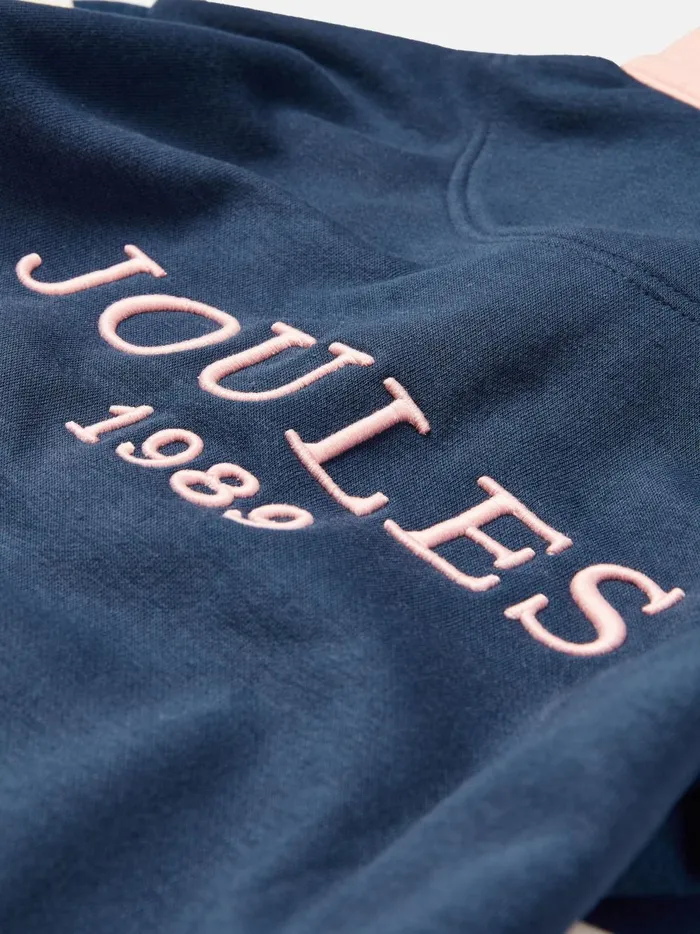 Joules Sweatshirts and Hoodies Girls CreamNavy Rugby Sweatshirt