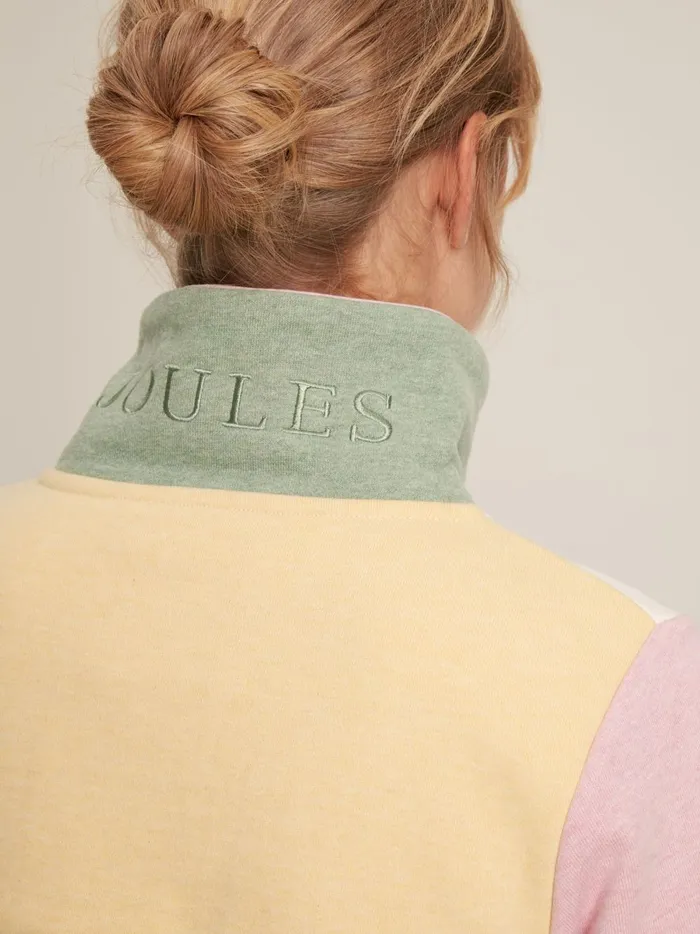 Joules Sweatshirts and Hoodies Women Multi Quarter Zip Funnel Neck Sweatshirt