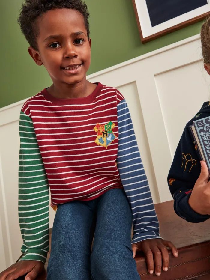 Joules Tops and Tshirts Boys Red Harry Potter Striped Jersey Top