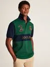Joules Tops and Tshirts Men Green Embroidered Polo Shirt
