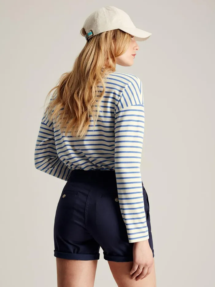 Joules Tops Women Blue Drop Shoulder Long Sleeve Top