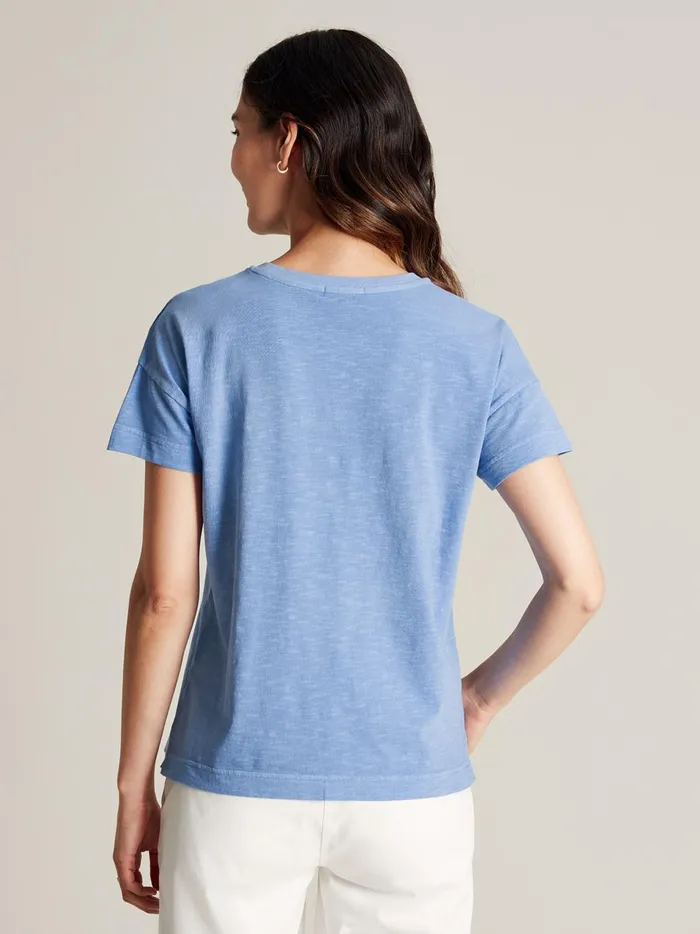 Joules Tops Women Blue Short Sleeve TShirt