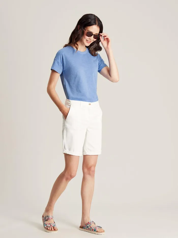 Joules Tops Women Blue Short Sleeve TShirt