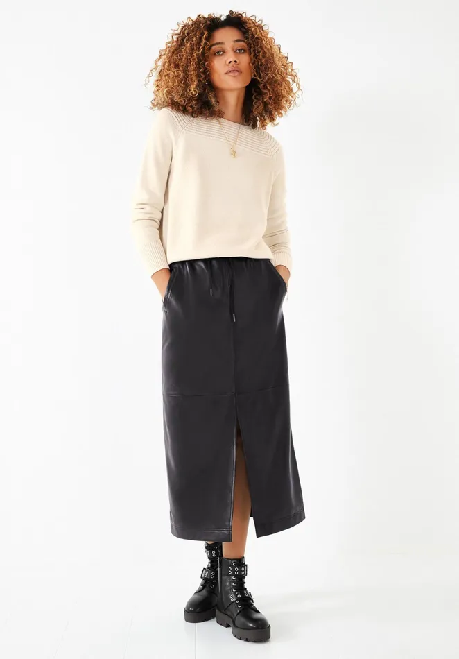 Jumpers and Cardigans Women Hush Lorna Crew Neck Jumper Ecru