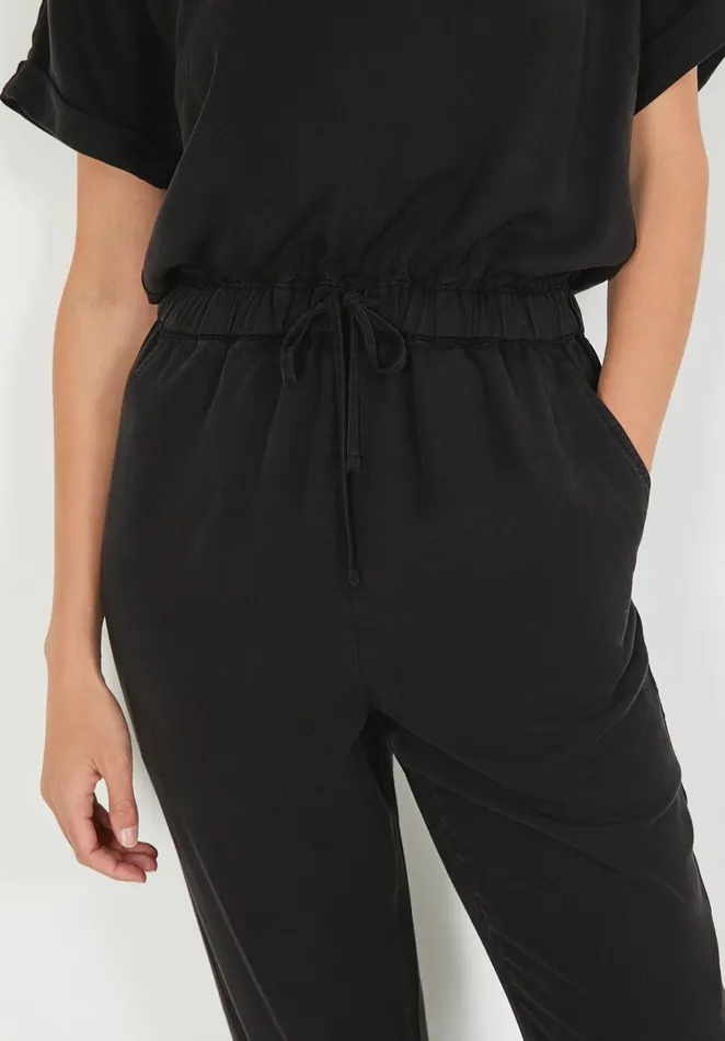 Jumpsuits and Playsuits Women Hush Abilene VNeck Jumpsuit Black
