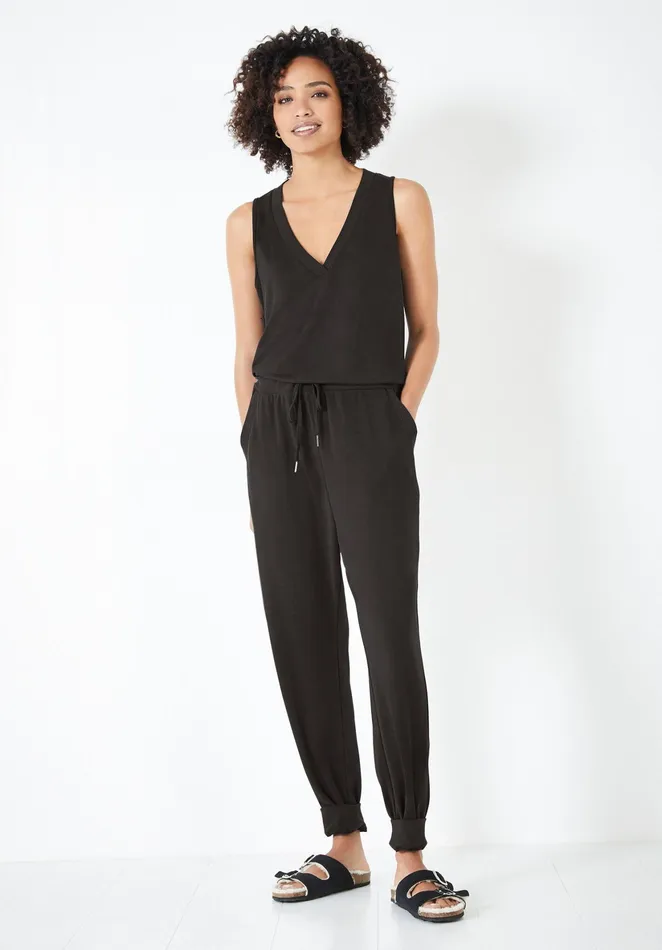 Jumpsuits and Playsuits Women Hush Reina Jersey Jumpsuit Soft Black