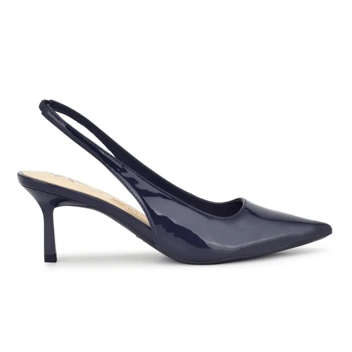 Kately 92159 Slingback Pumps Dark Blue Women Nine West Heels