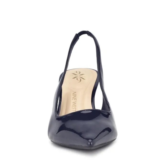 Kately 92159 Slingback Pumps Dark Blue Women Nine West Heels Kately 92159 Slingback Pumps Dark Blue Women Nine West Heels