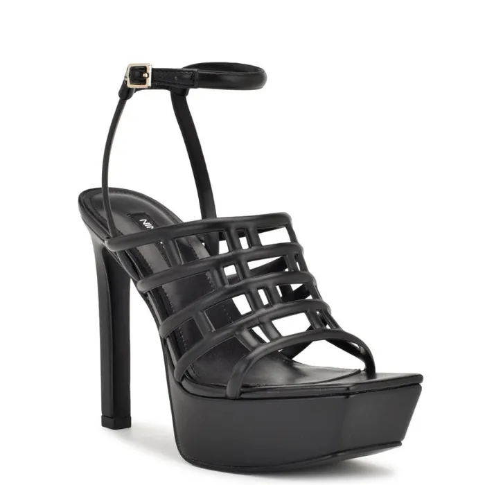 Kelinda Ankle Strap Platform Sandals Black Women Nine West Sandals Kelinda Ankle Strap Platform Sandals Black Women Nine West Sandals