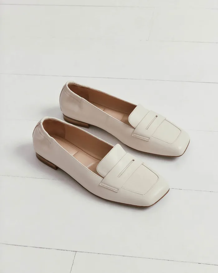 Kennedy casual flats off white leather CASUAL jomercer Women Kennedy casual flats off white leather CASUAL jomercer Women