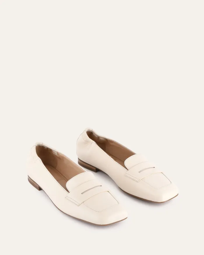 Kennedy casual flats off white leather CASUAL jomercer Women Kennedy casual flats off white leather CASUAL jomercer Women