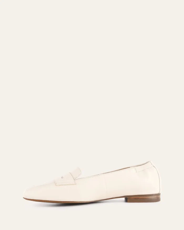 Kennedy casual flats off white leather CASUAL jomercer Women Kennedy casual flats off white leather CASUAL jomercer Women
