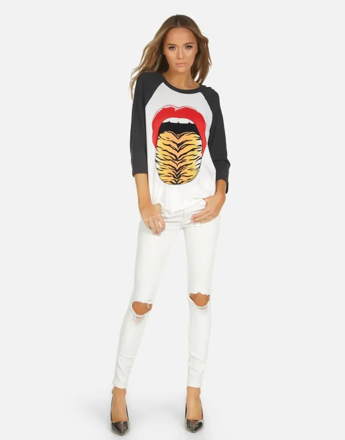Kenya X Tiger Tongue Milkonyx Women Lauren Moshi Short Sleeve