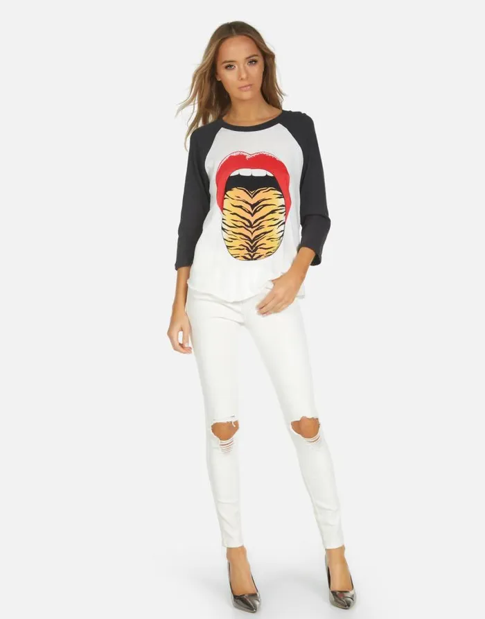Kenya X Tiger Tongue Milkonyx Women Lauren Moshi Short Sleeve