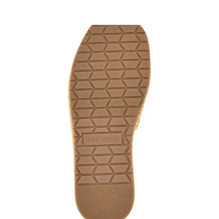Keziah Flatform Slide Sandals Light Natural Women Nine West Sandals