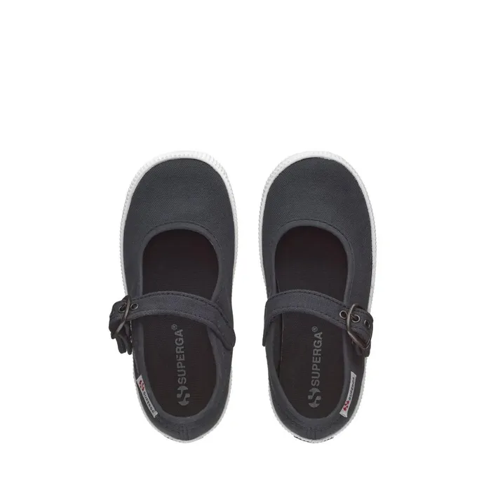 Kids Ballerine Girl 2452 KIDS BALLERINA EASYLITE Ballerina BLUE GREY DKFAVORIO Superga Ballerina Shoes