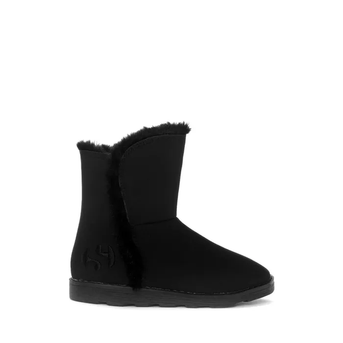 Kids Boots Girl 4033 KIDS SYNTHETIC MATERIAL Boot TOTAL BLACK Superga Children