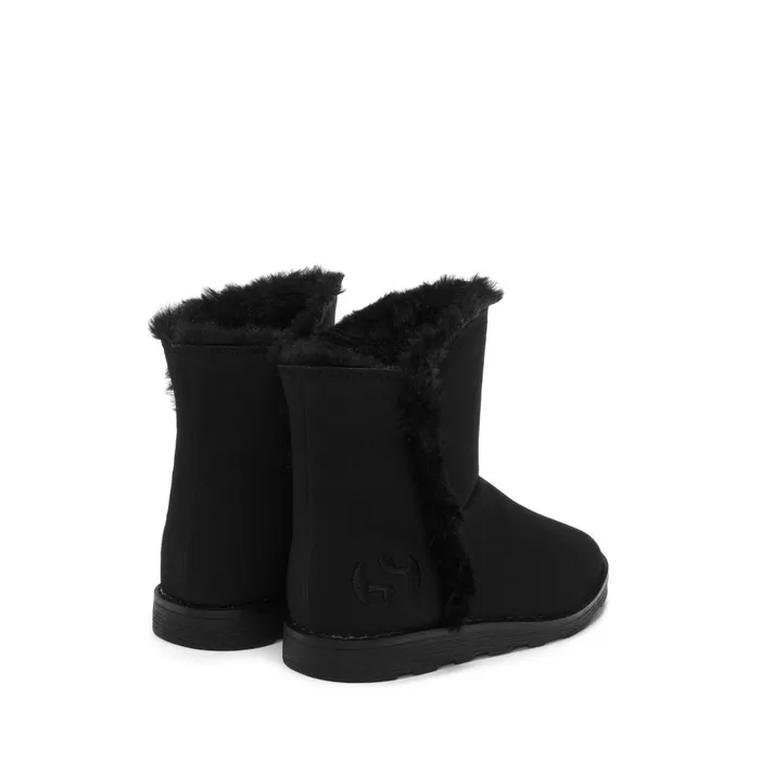 Kids Boots Girl 4033 KIDS SYNTHETIC MATERIAL Boot TOTAL BLACK Superga Children