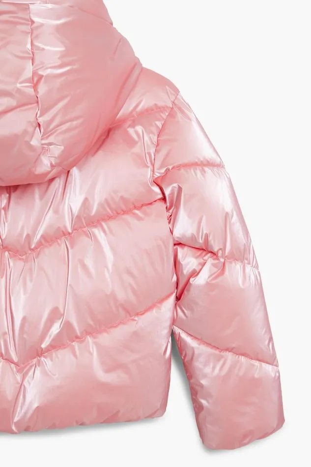 Kids Coats And Jackets Desigual Metallic Padded Coat With Hood