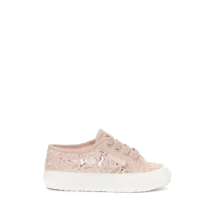 Kids Girl 2750 KIDS MACRAME Sneaker PINK BLUSHFAVORIO Superga Children
