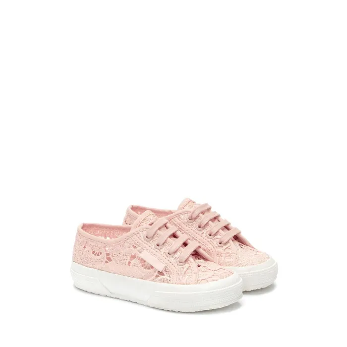 Kids Girl 2750 KIDS MACRAME Sneaker PINK BLUSHFAVORIO Superga Children