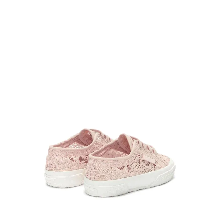 Kids Girl 2750 KIDS MACRAME Sneaker PINK BLUSHFAVORIO Superga Children